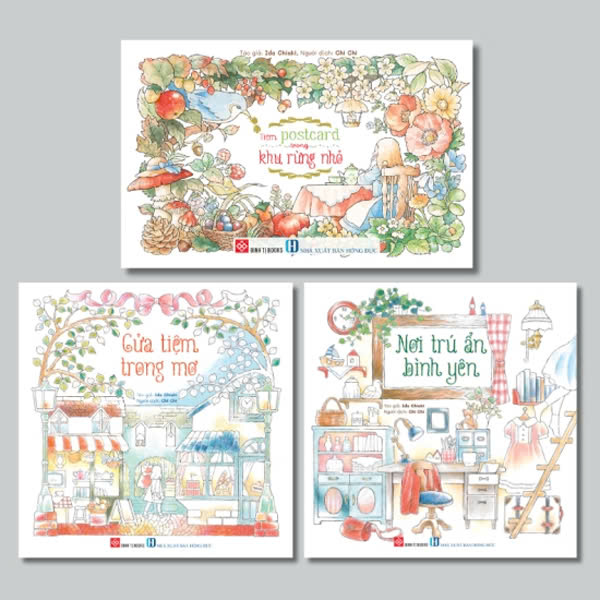 Combo Sách Nơi Trú Ẩn Bình Yên + Tiệm Postcard Trong Khu Rừng Nhỏ + Cửa Tiệm Trong Mơ (Bộ 3 Cuốn)