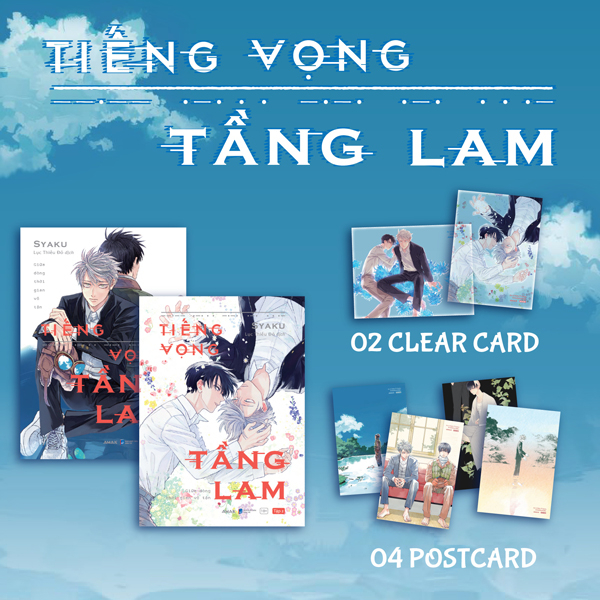 Combo Sách Tiếng Vọng Tầng Lam - Tập 1 + Tập 2 (Bộ 2 Tập) - Tặng Kèm 2 PVC Card + 4 Postcard Hai Mặt Phủ Nhung Mịn