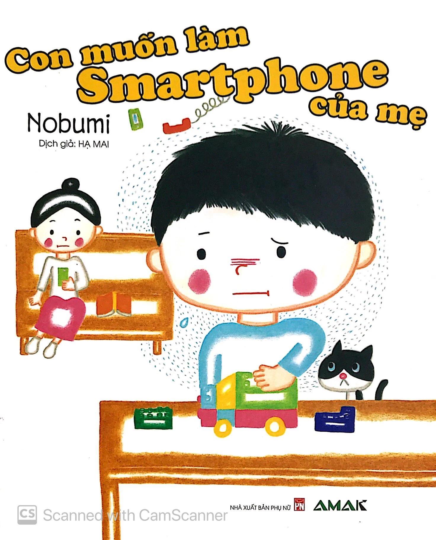 con muốn làm smartphone của mẹ