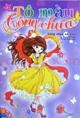 công chúa cổ tích_tô màu công chúa