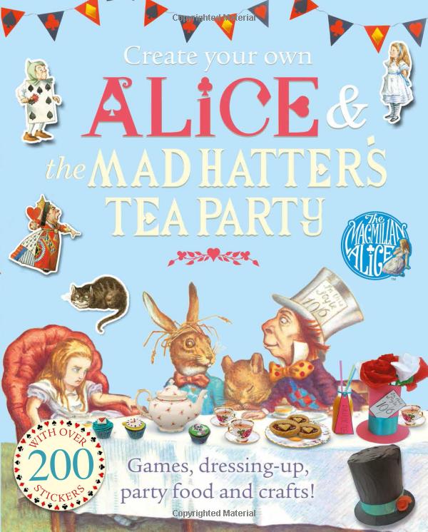 create your own alice and the mad hatter's tea party