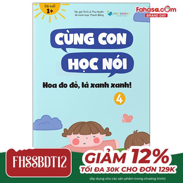 cùng con học nói 4 - hoa đo đỏ lá xanh xanh