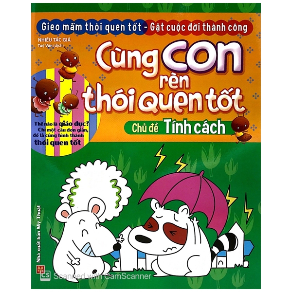 cùng con rèn thói quen tốt - chủ đề: tính cách (tái bản 2018)