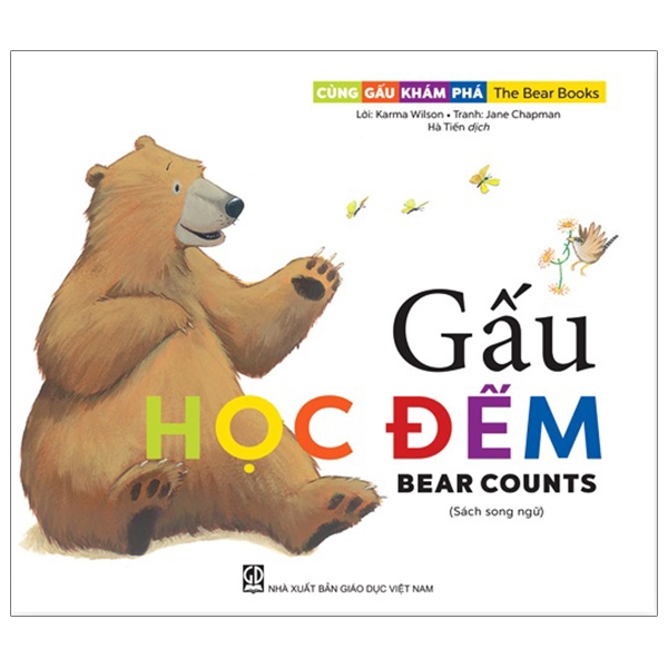 cùng gấu khám phá - the bear books: gấu học đếm - bear counts (song ngữ)