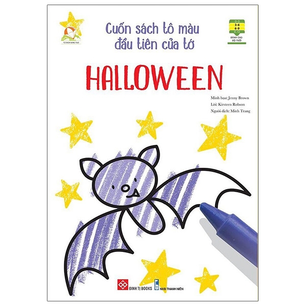 cuốn sách tô màu đầu tiên của tớ - halloween