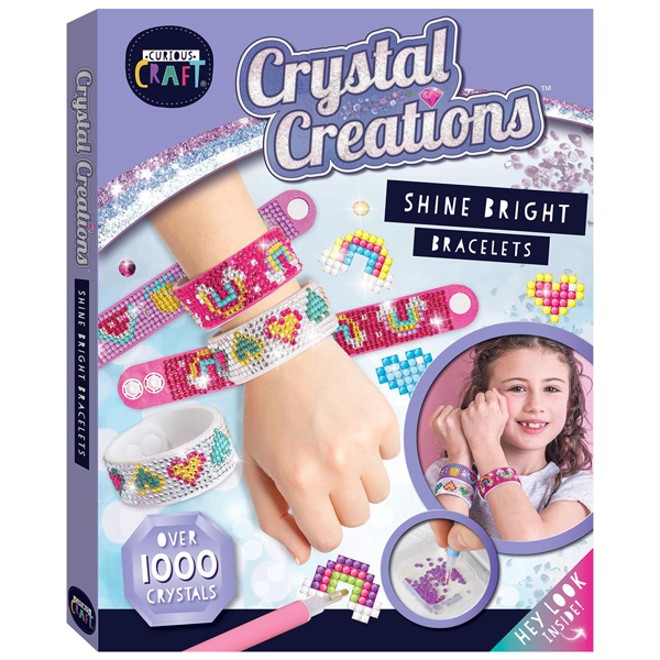 curious craft - crystal creations - shine bright bracelets