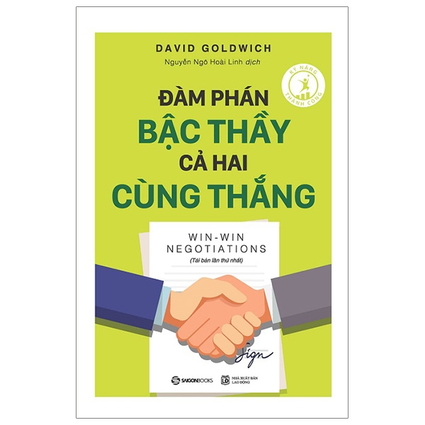 đàm phán bậc thầy cả hai cùng thắng - tái bản 2019