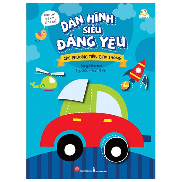 dán hình siêu đáng yêu - các phương tiện giao thông