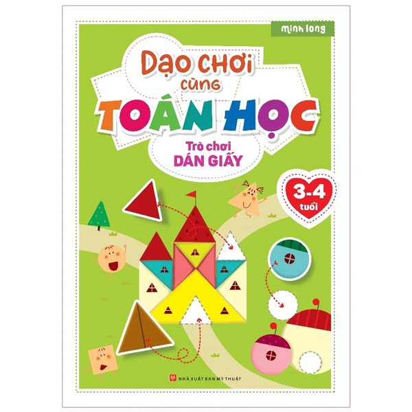 dạo chơi cùng toán học - trò chơi dán giấy (3-4 tuổi)