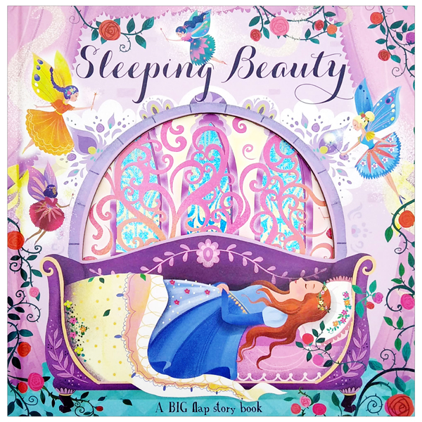 die-cut book - sleeping beauty