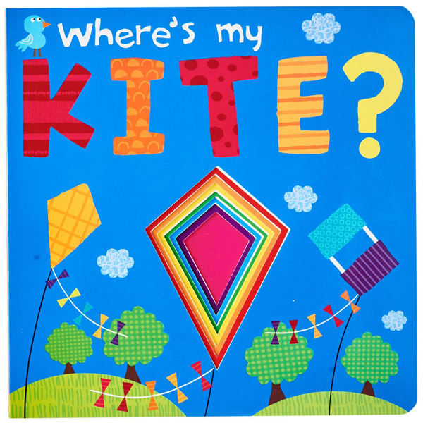 die-cut book - where's my kite?