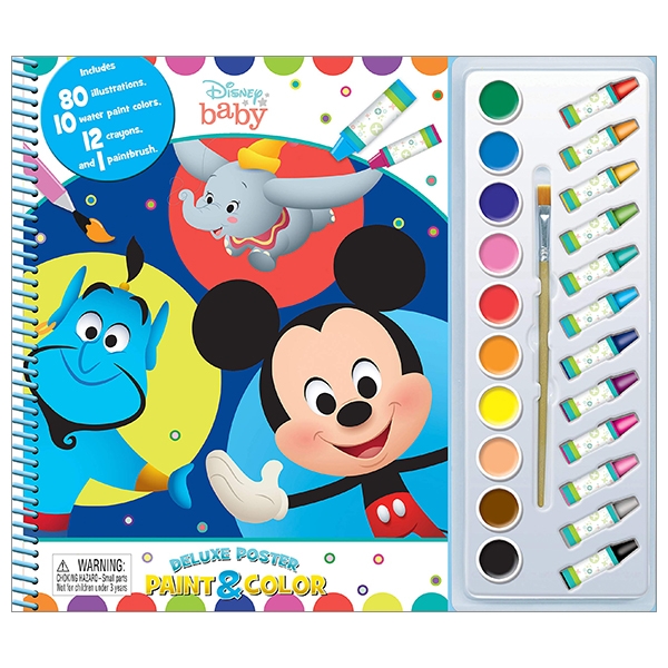 disney baby deluxe poster paint & color