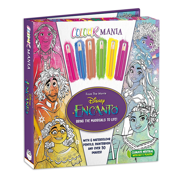 disney: encanto (colouring book and pencil set)