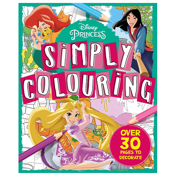 disney princess - simply colouring