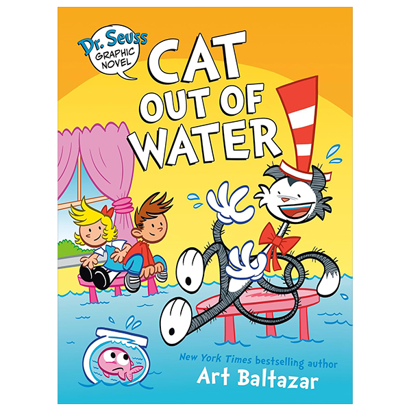 dr. seuss graphic novel - cat out of water