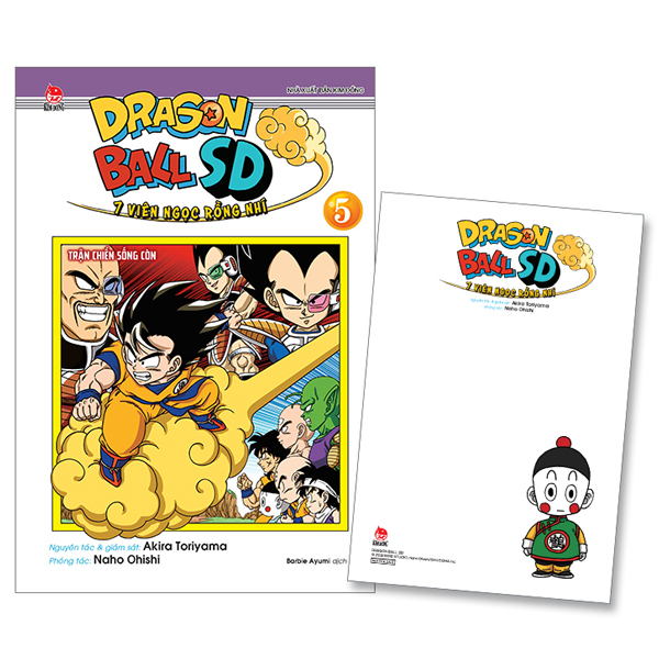 dragon ball sd - 7 viên ngọc rồng nhí - tập 5 - trận chiến sống còn - tặng kèm postcard