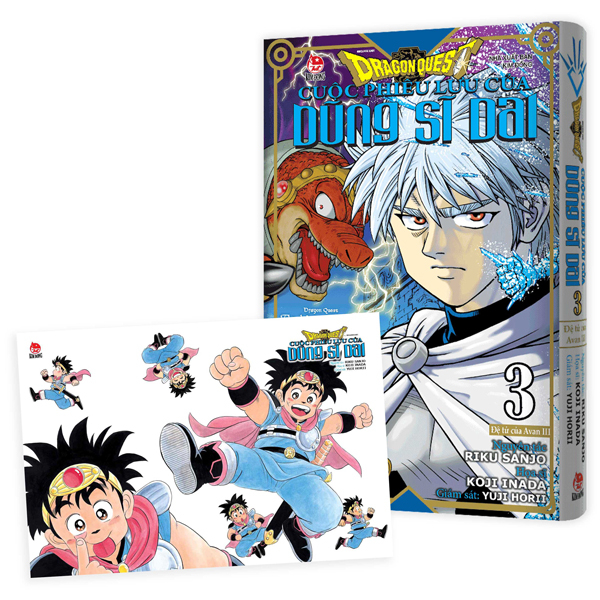 dragon quest - cuộc phiêu lưu của dũng sĩ dai - tập 3 - đệ tử của avan iii - tặng kèm postcard