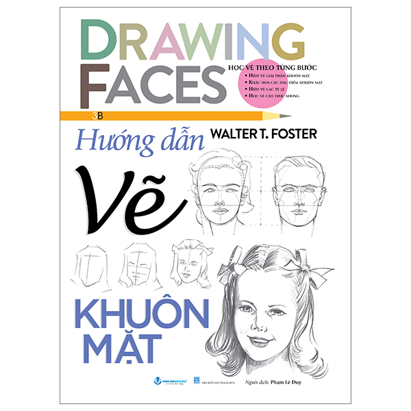 drawing faces - học vẽ theo từng bước - hướng dẫn vẽ khuôn mặt