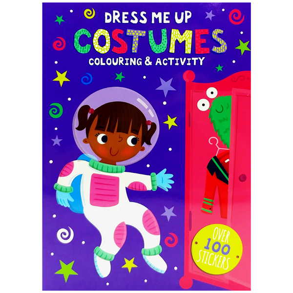 dress me up: costumes - colouring & activity