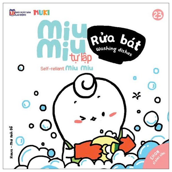 Ehon Kĩ Năng Sống - Miu Miu Tự Lập - Tập 23 - Rửa Bát (Tái Bản 2026)