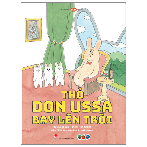 ehon nhật bản - thỏ don ussa bay lên trời (dành cho trẻ từ 3 tuổi trở lên)