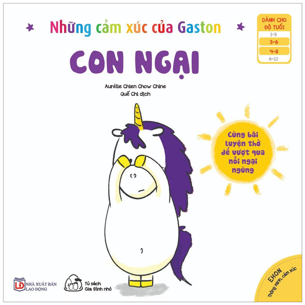 ehon thông minh cảm xúc - những cảm xúc của gaston - con ngại (từ 3-8 tuổi)