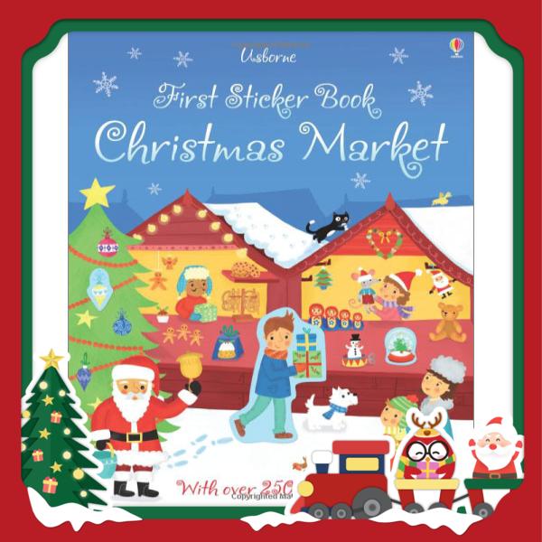 first sticker book christmas market (first sticker books)