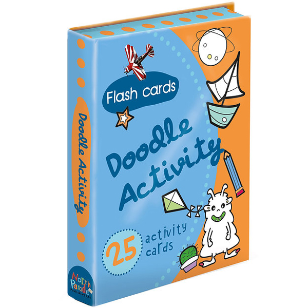 flash card - doodle activity blue (25 activity cards)