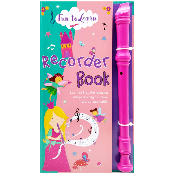 fun to learn recorder book - pink