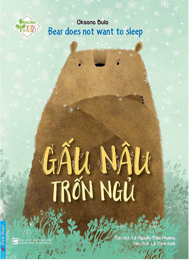 gấu nâu trốn ngủ - nature smart for kids