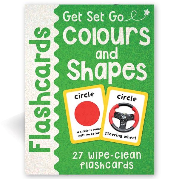 get set go: flashcards - colours and shapes