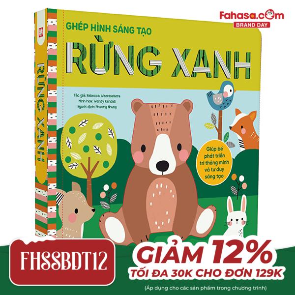 ghép hình sáng tạo - rừng xanh