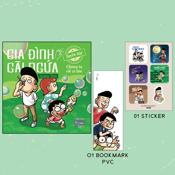 gia đình gãi ngứa - tuyển tập chúng ta rồi sẽ lớn - bản đặc biệt - tặng kèm bookmark pvc + sticker