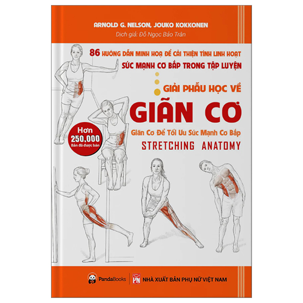 giải phẫu học về giãn cơ - giãn cơ để tối ưu sức mạnh cơ bắp - stretching anatomy (tái bản 2024)