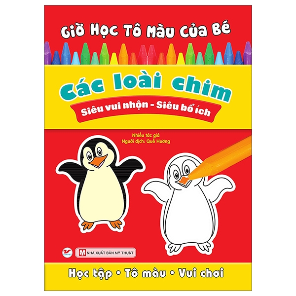 giờ học tô màu của bé - các loài chim (siêu nhân vui nhộn - siêu bổ ích)