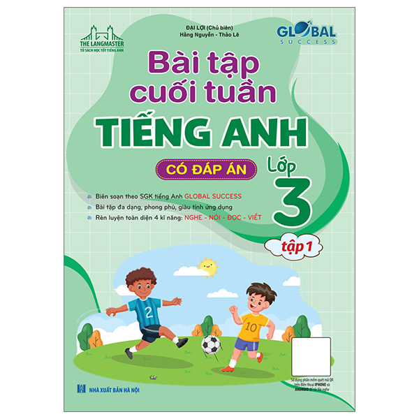 global success - bài tập cuối tuần tiếng anh lớp 3 - tập 1 (có đáp án)