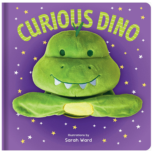 hand puppet book - dinosaur