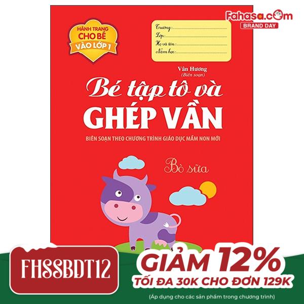 hành trang cho bé vào lớp 1 - bé tập tô và ghép vần