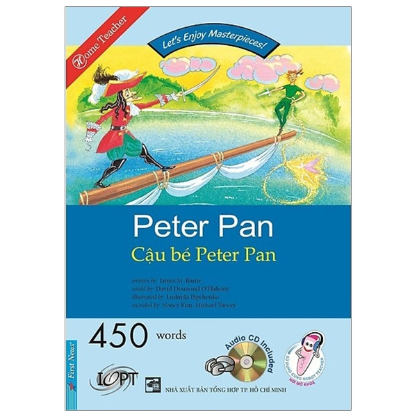 happy reader - cậu bé peter pan + 1cd (tái bản)