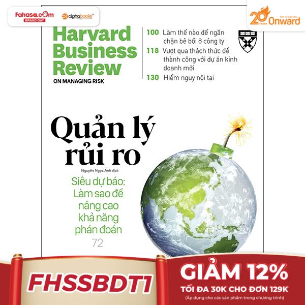 hbr onpoint 2021: quản lý rủi ro (tái bản 2022)