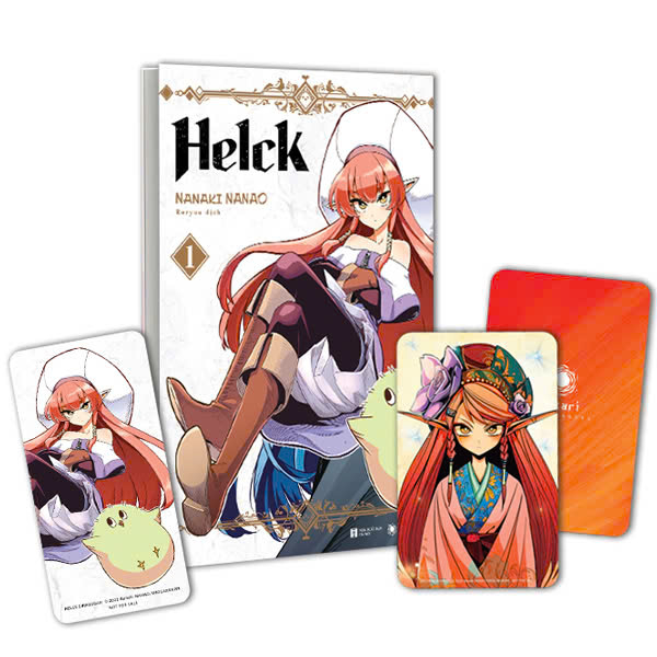 helck - tập 1 - bản đặc biệt - tặng kèm bookmark ghép hình + card bo góc