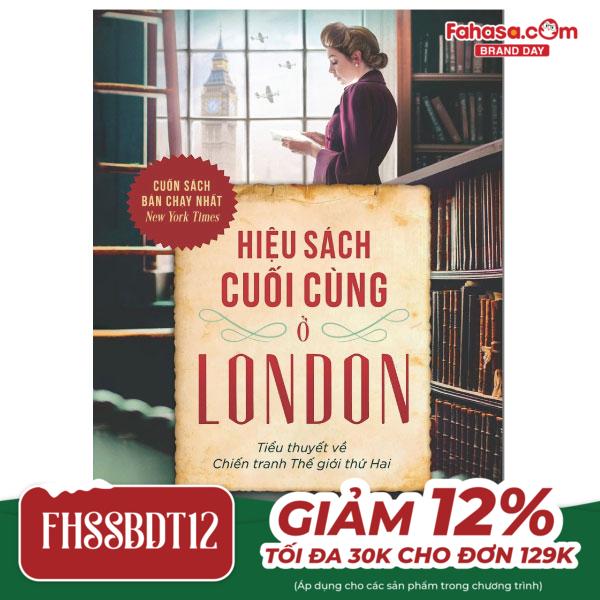 hiệu sách cuối cùng ở london - tiểu thuyết về chiến tranh thế giới thứ hai