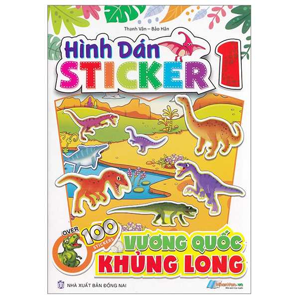 hình dán stickers - vương quốc khủng long - tập 1