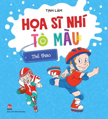 họa sĩ nhí tô màu - thể thao