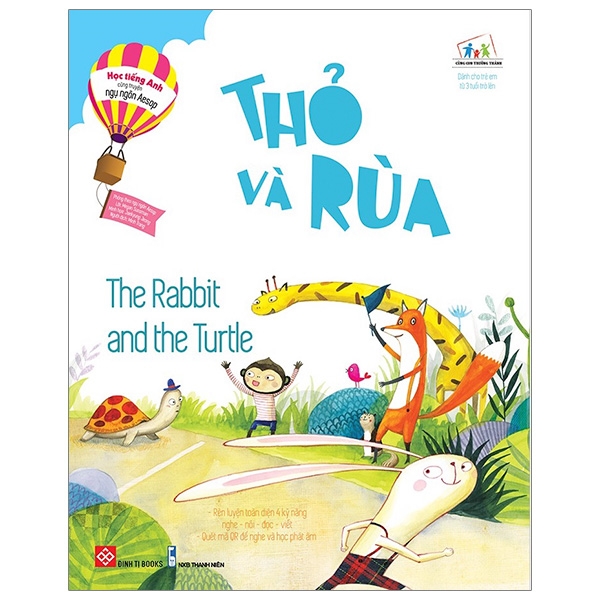 học tiếng anh cùng truyện ngụ ngôn aesop - thỏ và rùa - the rabbit and the turtle