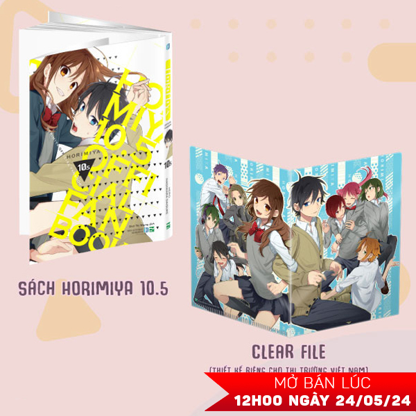 horimiya - tập 10.5 - official fanbook - bản đặc biệt - tặng kèm clear file