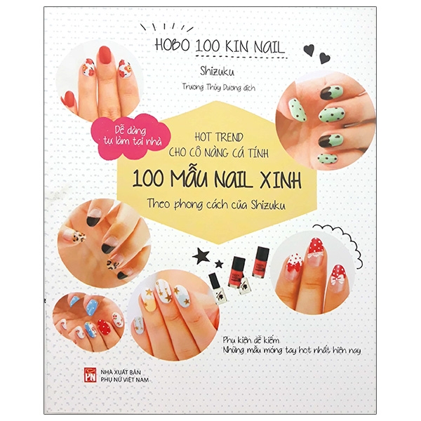 hot trend cho cô nàng cá tính - 100 mẫu nail xinh theo phong cách của shizuku