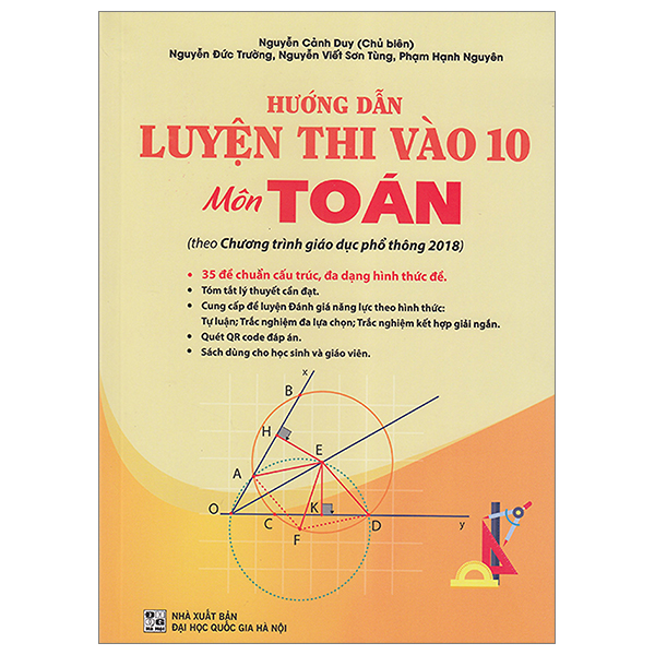 hướng dẫn luyên thi vào 10 - môn toán (theo chương trình giáo dục phổ thông 2018)