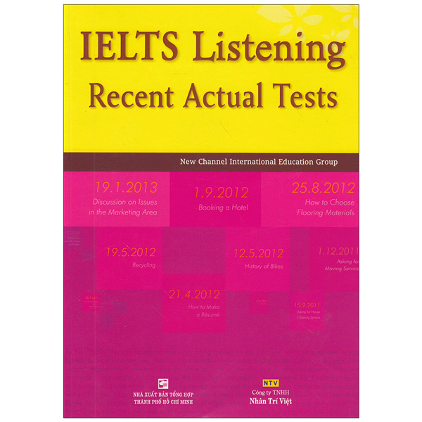 ielts listening recent actual tests