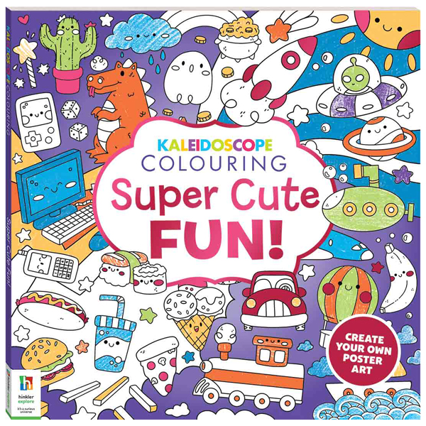 kaleidoscope colouring - super cute fun